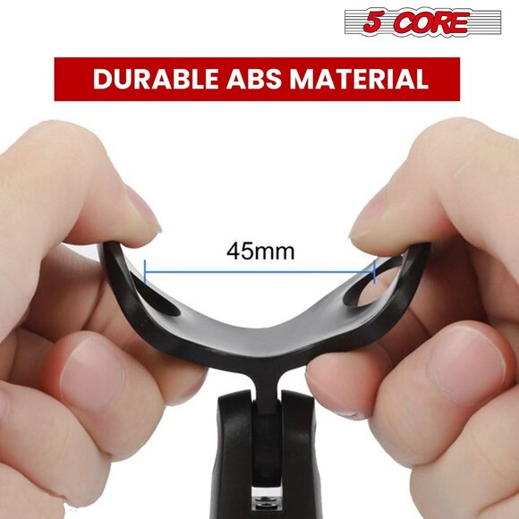 5 Core Microphone Clip Holder 6 Pieces with Screw Adapters 5/8 to 3/8 Inch - Picture 3 of 6